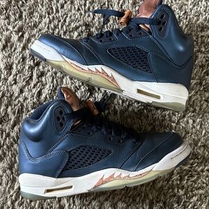 Jordan Kids Sneakers in Navy and Copper